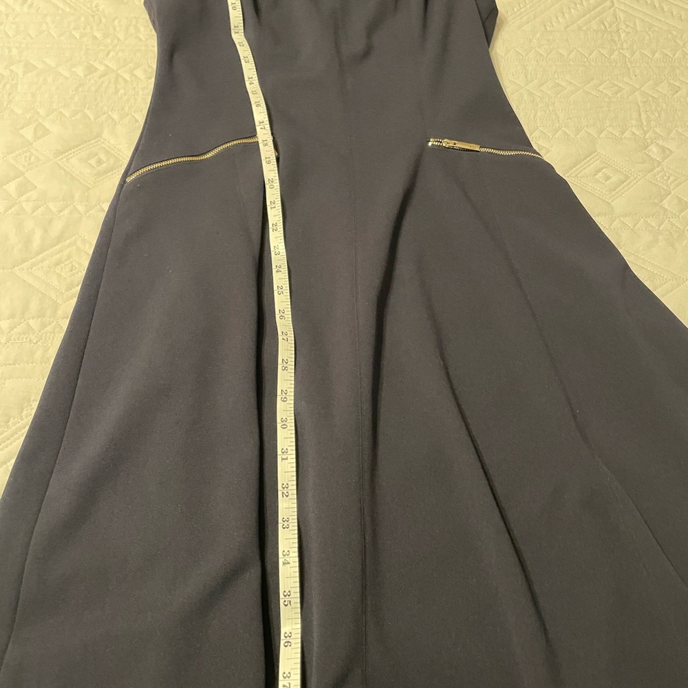Tommy Hilfiger Navy Mini Dress with Zipper Accents - Picture 7 of 7